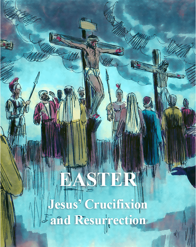 crucifixion and resurrection of jesus christ bible verse